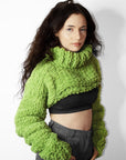 Cropped Bavi's Sweater - Mint