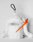 Mini White Bunny Keychain