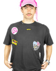 BAVI Bearnie Club black tee for men front view