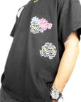 BAVI Bearnie Club black tee for men logo view