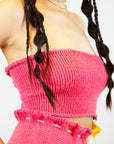 Cropped Top Tube Pink