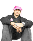 BAVI Bearnie Club black fleece hoodie for men lifestyle look