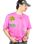 BAVI Bearnie Club pink tee for men front view