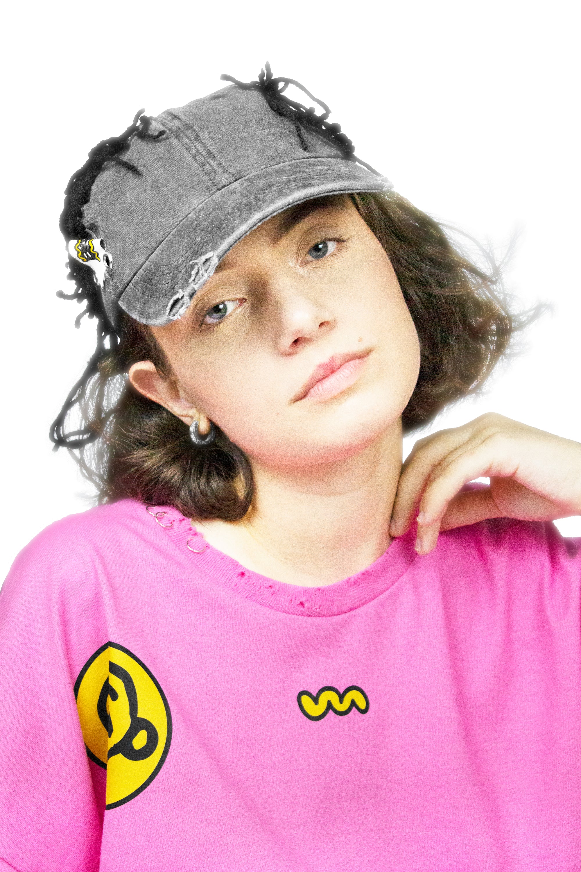 BAVI Bearnie Club pink tee for women front view