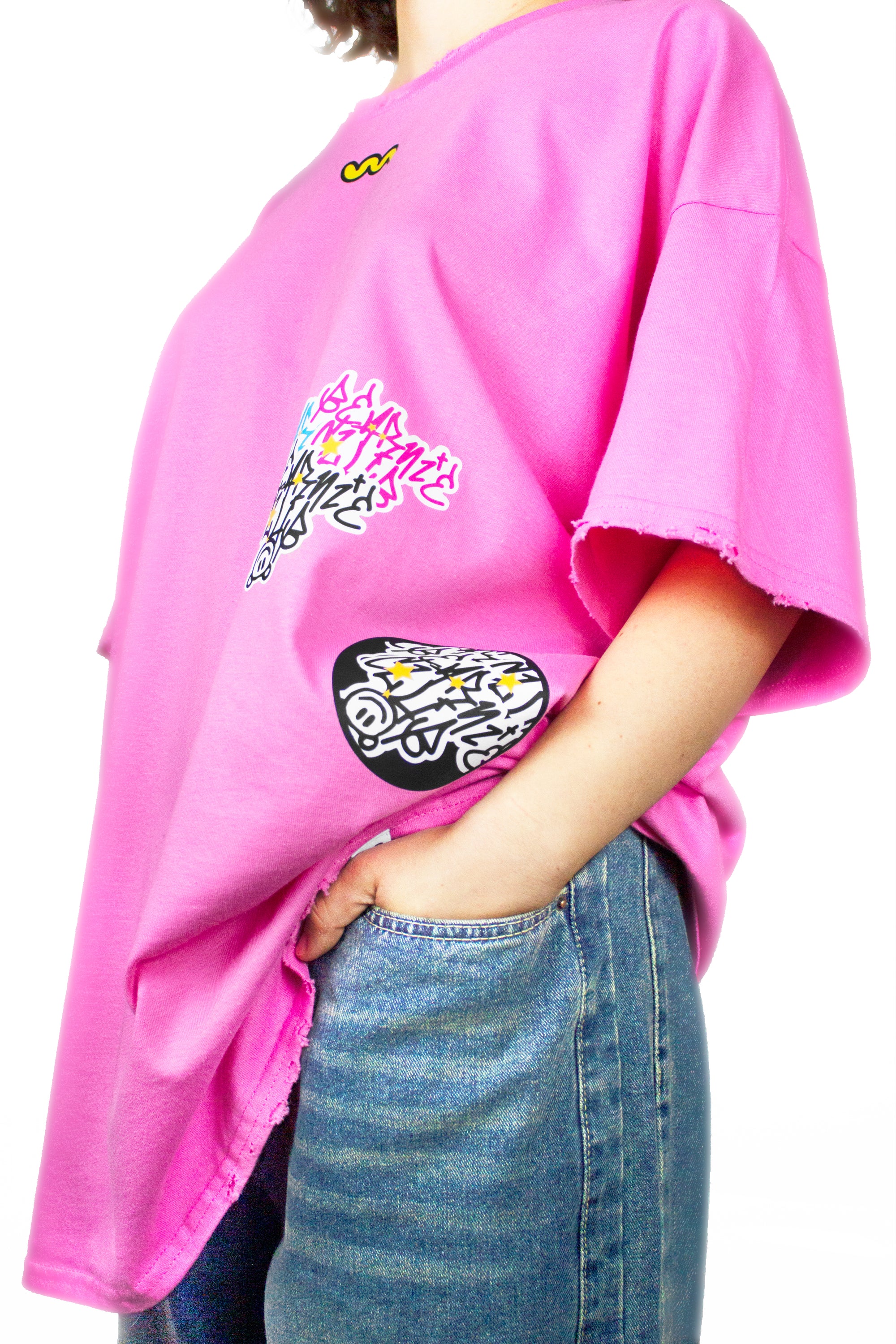 BAVI Bearnie Club pink tee for women front view