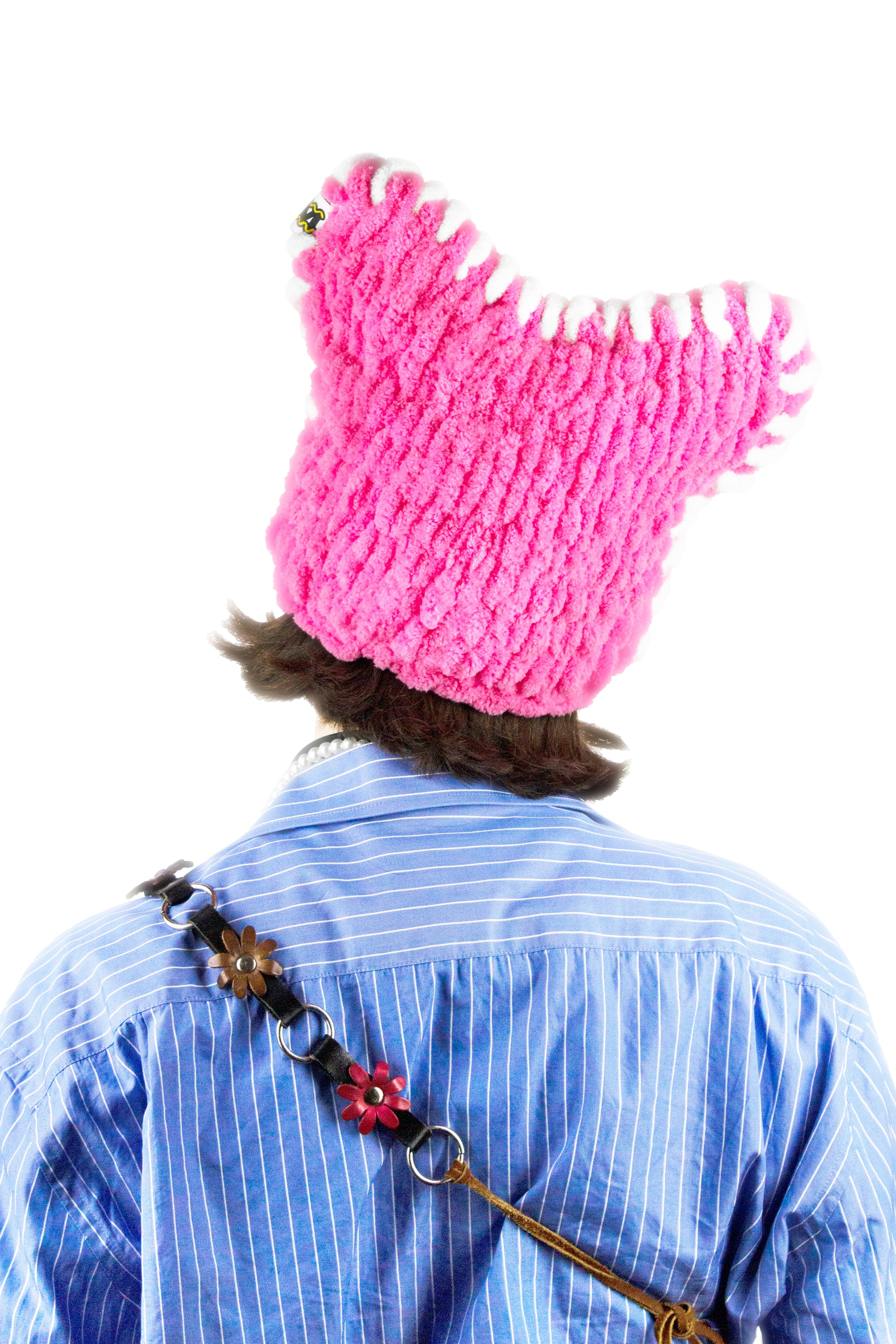 Detail of the fabric texture used for the Candy Catnie.