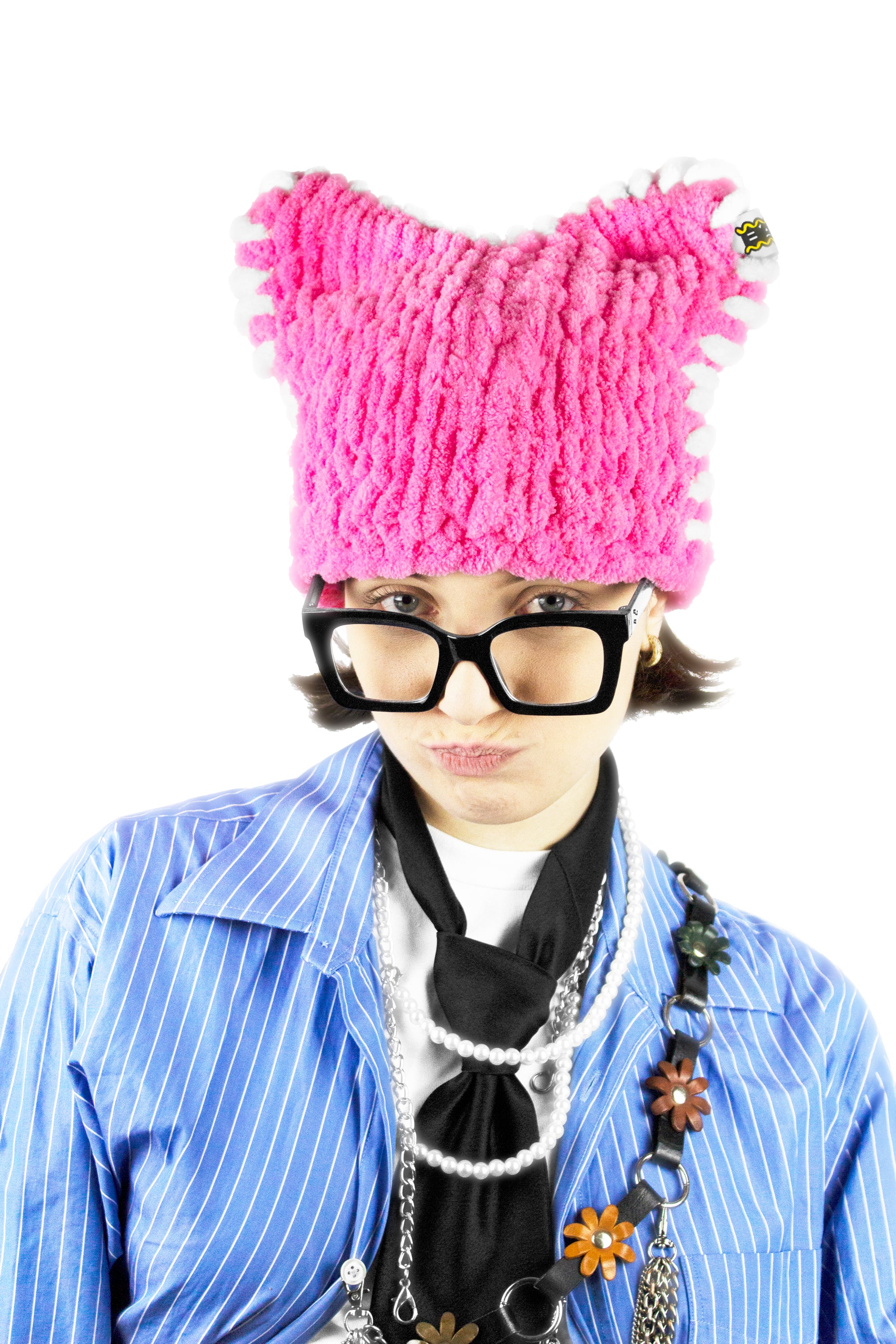 Candy Catnie with cat ears, handmade by BAVI FEELING.