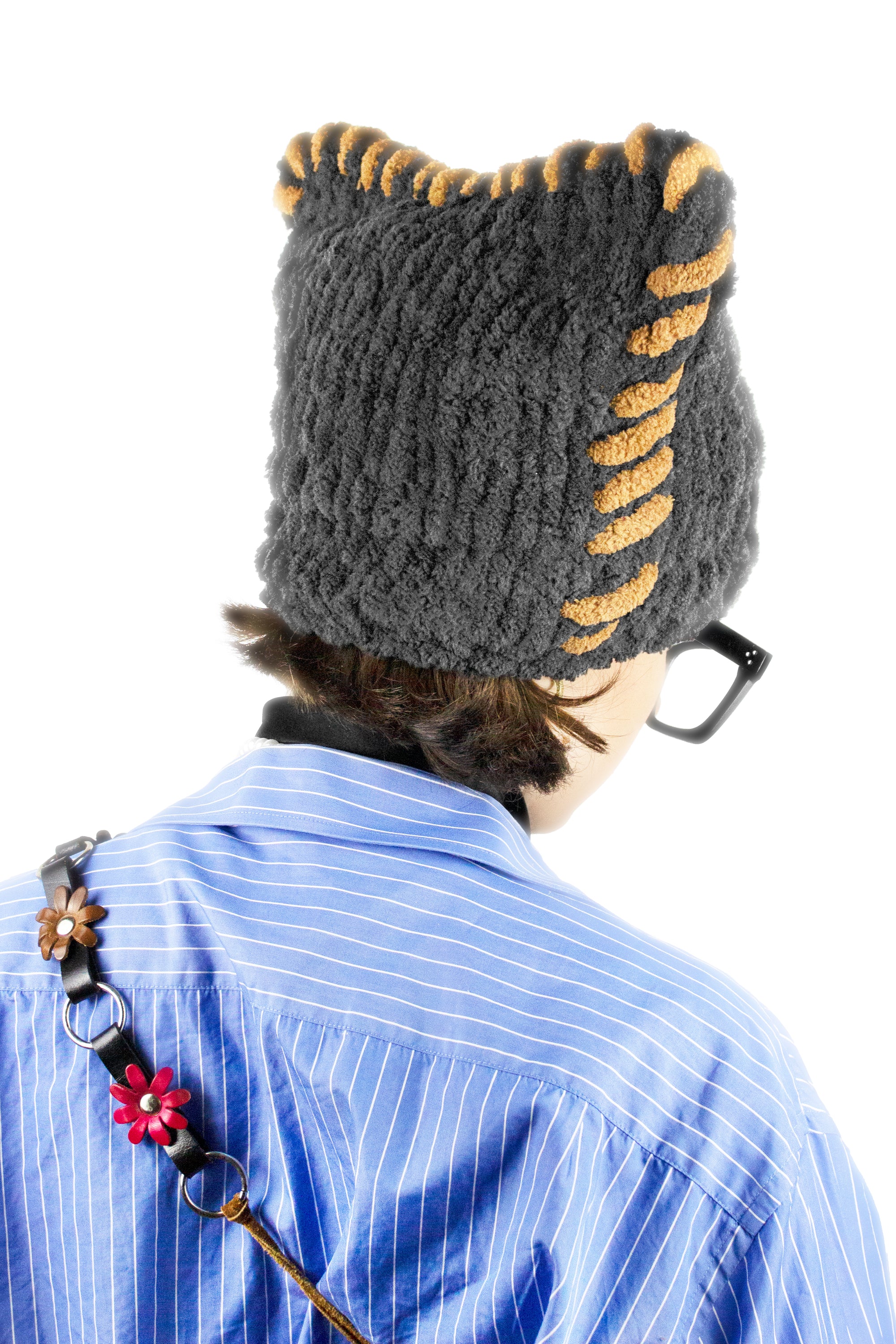 Rear view of the Charcoal Catnie showing the overall form and finish.