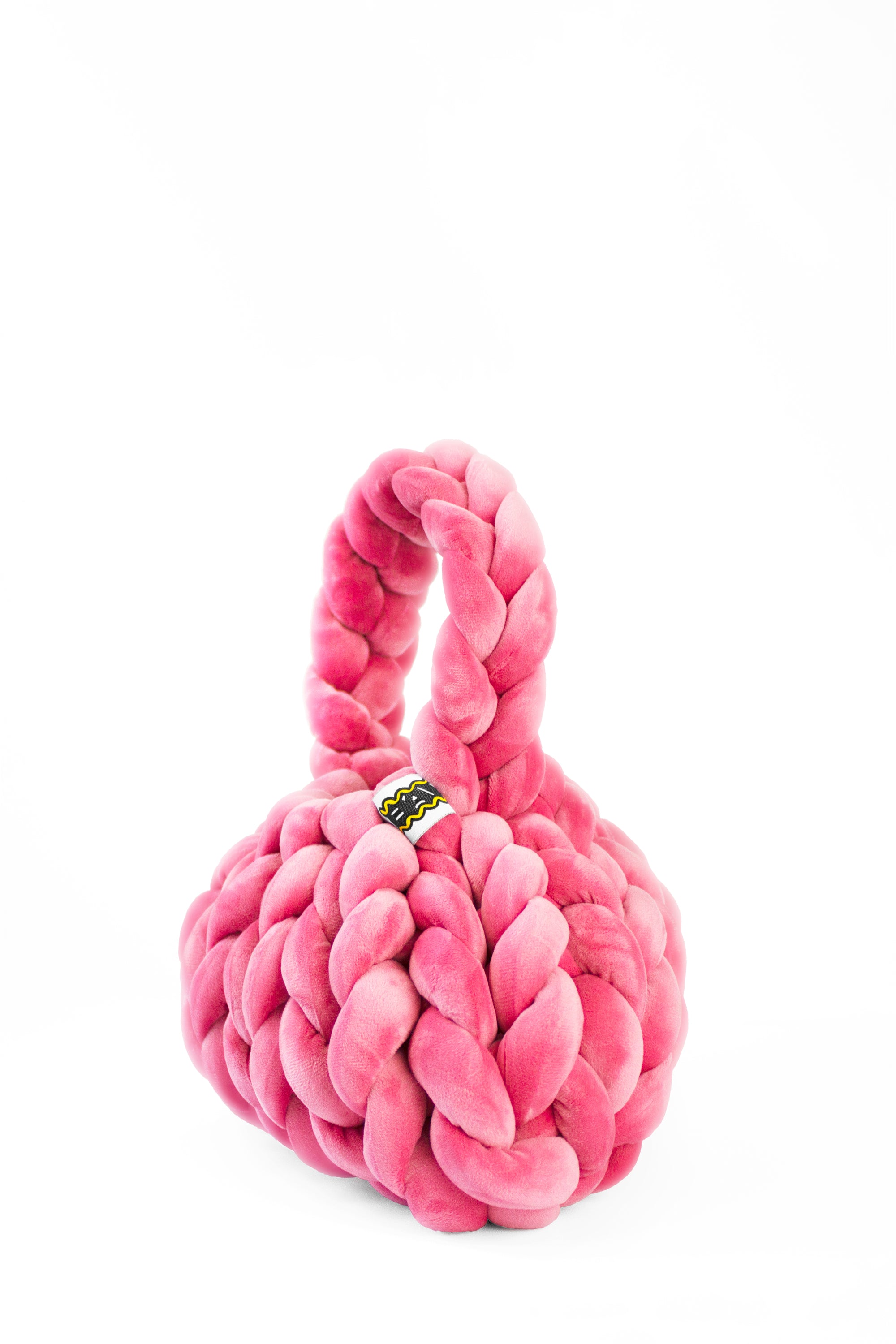 Angled side view of the OYA Cara Petite Velvet bag