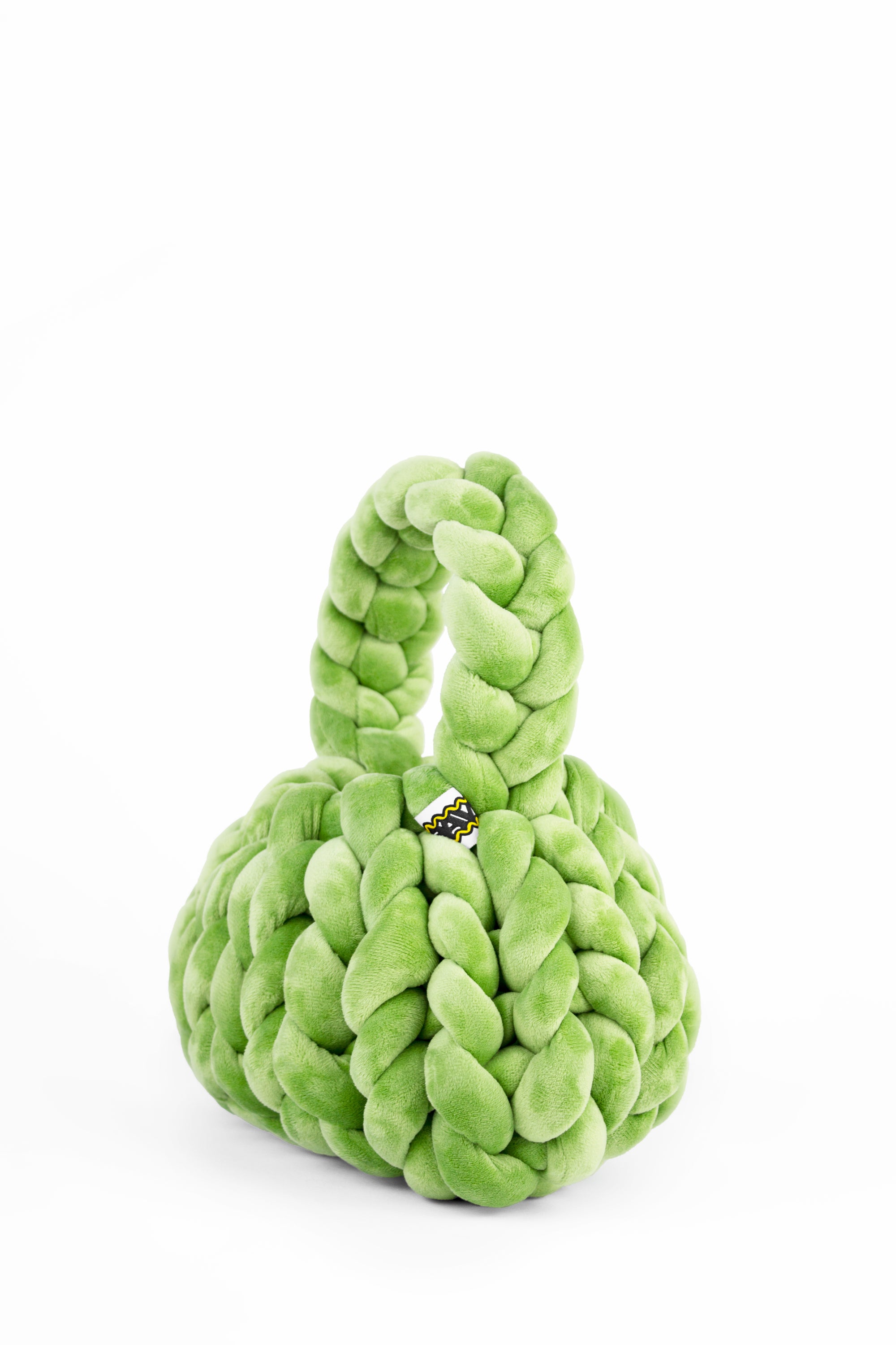 Angled side view of the OYA Oliver Petite Velvet bag