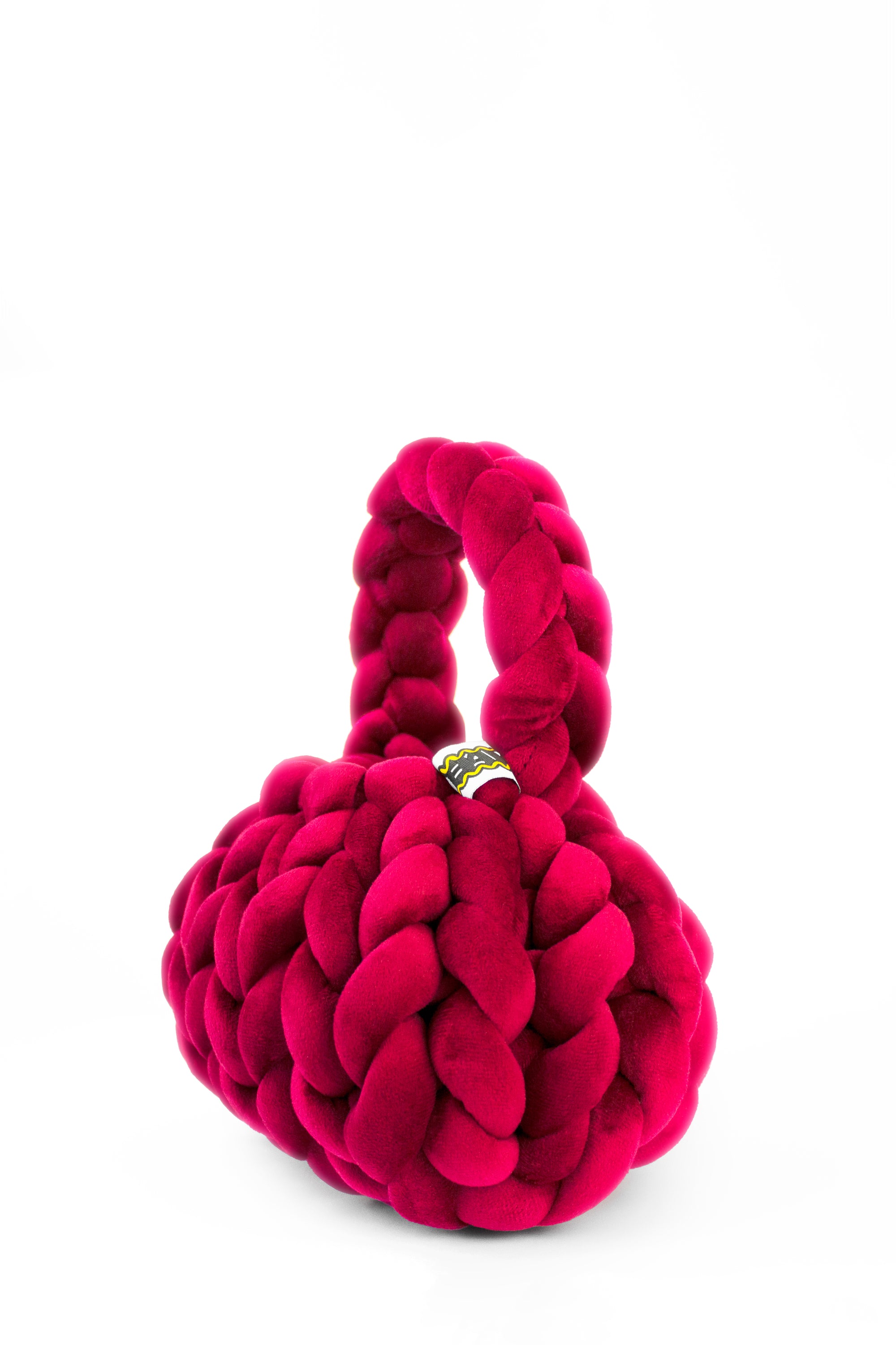 Angled side view of the OYA Valentine Petite Velvet bag